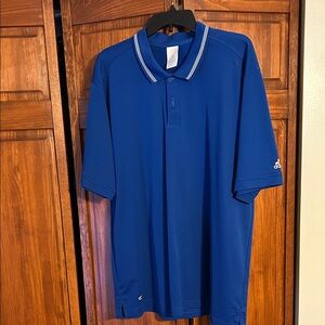 Adidas Men's Polo in Vibrant Blue